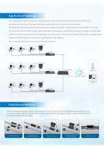 E3E Clip-on Ultrasonic Thermal Energy / BTU Flow Meter Power and communication over Ethernet cable - 3