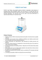 LEAK-01 Leak Tester