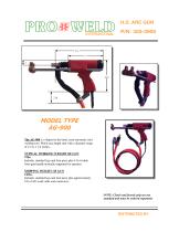 Pro Weld Model Type AG-900-1
