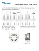 Spiralock Self-Clinching Nuts and Threaded Insert - 12