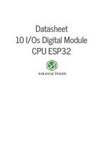 Datasheet10I/OsDigitalModuleCPUESP32 - 1