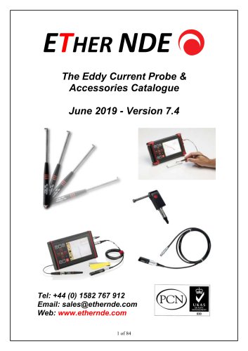 The Eddy Current Probe & Accessories Catalogue