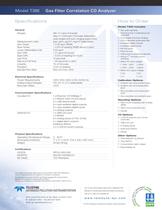 Analyzers for Carbon Compounds T300-2
