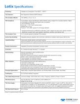 Lotix Data Sheet - 2