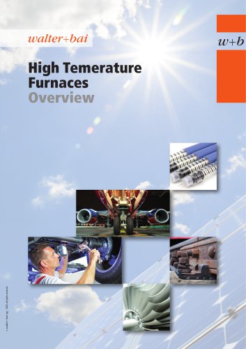 High Temperatur Furnaces Overview