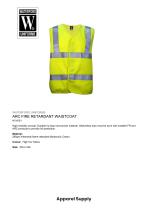 ARC FIRE RETARDANT WAISTCOAT - HVV001 - 1