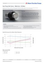 PD 0016: Gear Pump Mini Series - 300ml/min - DC Motor - 1