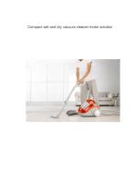 Compact wet and dry vacuum cleaner motor solution_2020-1