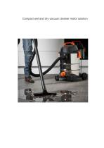Compact wet and dry vacuum cleaner motor solution-1