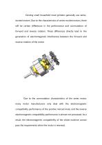 Meat grinder string motor solution-3