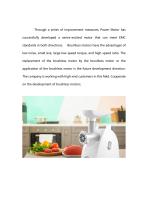 Meat grinder string motor solution-4