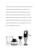 Power Motor  handle blender motor solutions-2