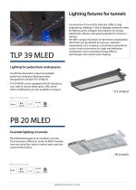 Lighting fixtures for tunnels - 2