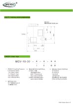 Cartridge check valve MCV-10-20 series-2