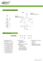 Cartridge pressure relief valve MPBBB series-2