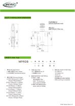 Cartridge pressure relief valve MPRDB series-2