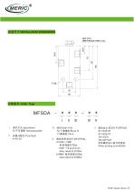 Cartridge valve MFSDA series-2
