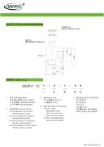 Differential relief valve MDRV-10 series-3