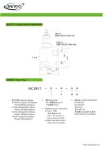 Direct-operated relief valve MCMV1 series-2