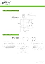Direct-operated relief valve MRV-08M series-3