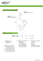Direct-operated relief valve MRV-LR series-2