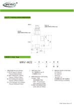 Direct-operated relief valve MRV-M22 series-2