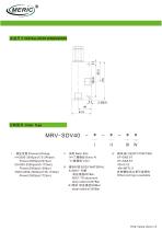 Direct-operated relief valve MRV-SDV40 series-2
