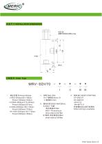 Direct-operated relief valve MRV-SDV70 series-2
