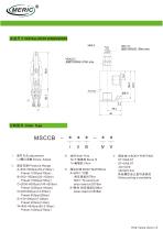 Flow-control relief valve MSCCB series-2
