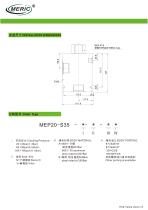 Logic function valve MEP20-S35 - 2