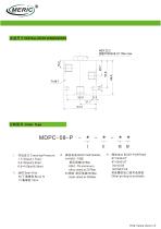 Pilot-operated check valve MDPC-08-P series-2