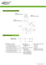Pilot-operated relief valve MDF20-2