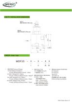 Pilot-operated relief valve MDF25-2