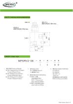 Pilot-operated relief valve MPSRV2-08 series-3