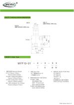 Pilot-operated relief valve MYF10-01 series-3