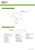 Pilote-operated check valve MCOJA series-2