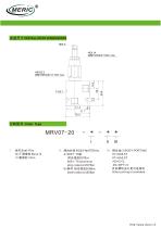 Pilote-operated relief valve MRV07-20 series-2
