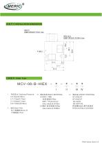 Poppet check valve MCV-08-B-HIEX series-2
