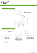 Poppet check valve MCV-20-P series-2
