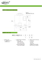 Poppet check valve MCV-M221.5-2