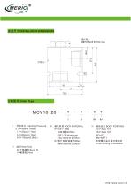 Poppet check valve MCV16-20 series-2