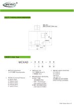 Poppet check valve MCXAD series-2