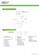Poppet check valve MCXDA-2