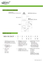 Poppet hydraulic directional control valve MSV-08-2NCP-2