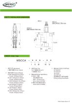 Sequence relief valve MSCCA series-2