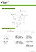 Spool hydraulic directional control valve MHF08-242-2