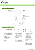 Spool hydraulic directional control valve MSV-08-35P-2