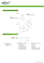 Stop valve MNV-16-3