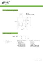 Stop valve MS-08-3