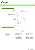 Volumetric flow regulator MFRA-10 series-3